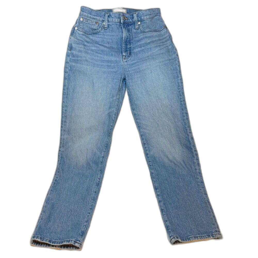 Madewell The Perfect Vintage Straight Jean High Rise Light Wash Size 26